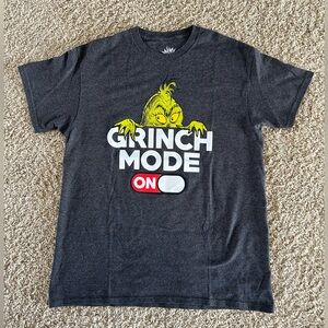 Dark Gray Grinch Graphic Tee